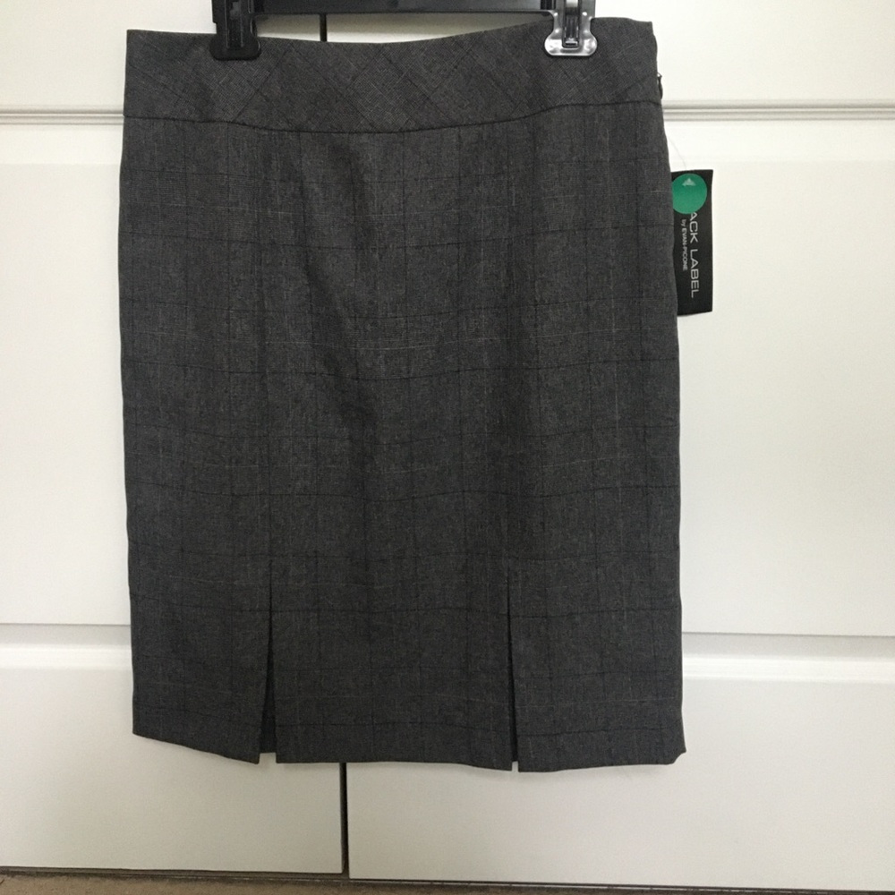 Black label by Evan picone, Gray pencil skirt